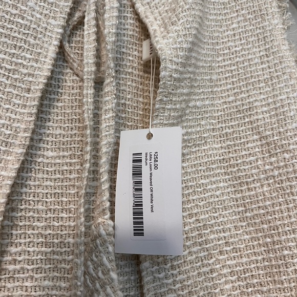 Libby Loom Weaved Off White Vest - Picture 2 of 2